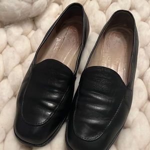 Authentic CHANEL black loafers Sz. 37.5